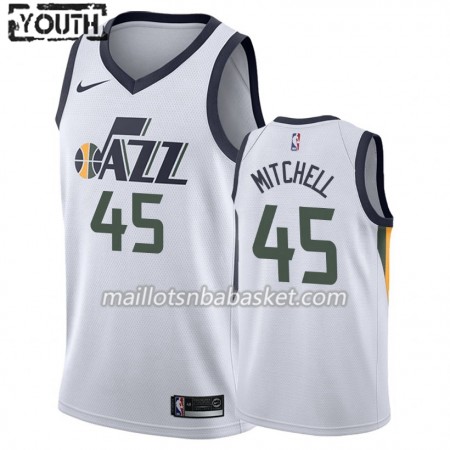 Maillot Enfant Utah Jazz Donovan Mitchell 45 2019-20 Nike Association Edition Swingman